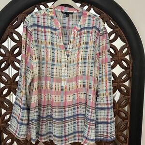 ZAC & RACHEL Pastel Plaid Tunic
